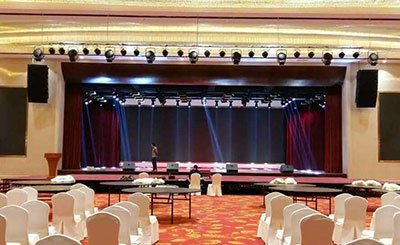 上海富悅酒店宴會廳音響系統工程